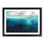 Boat Out To Sea Painting - Single Picture Frame Print on MDF-56632704-56632706