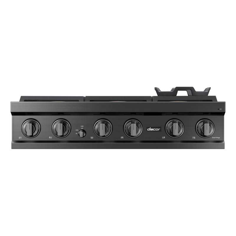 36" Gas Rangetop 6 Burners, NG/LP, Graphite Stainless