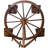 Wagon Wheel Barrel Planter