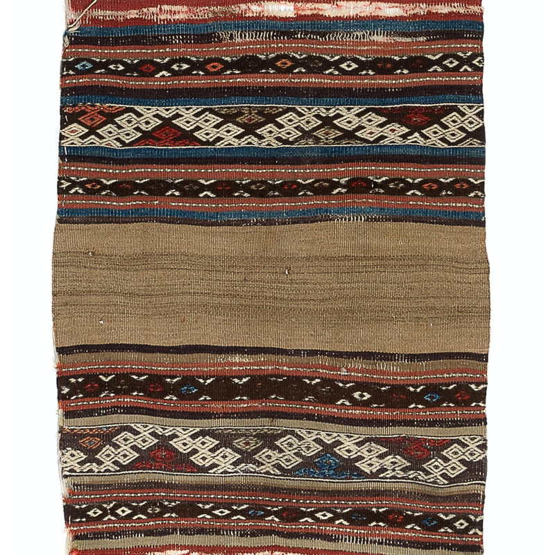 Fragment de kilim anatolien antique, 18e siècle