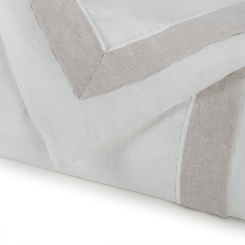 Marbella 100% European Linen, Duvet Cover, Queen