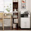 Bibliothèque à 5 cubes, armoire de rangement autoportante, organisateurs de placard et rangement pour chambre à coucher, salle d'étude, placard-1232529662