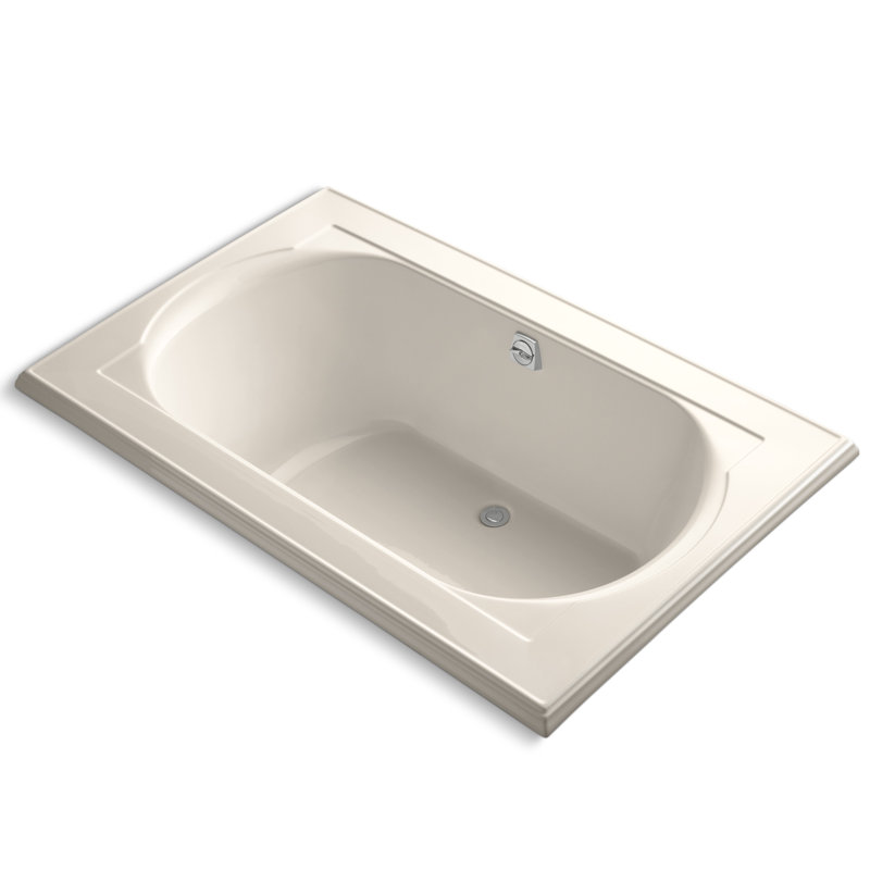 Memoirs 66" x 42" Drop In Soaking Bathtub, Innocent Blush