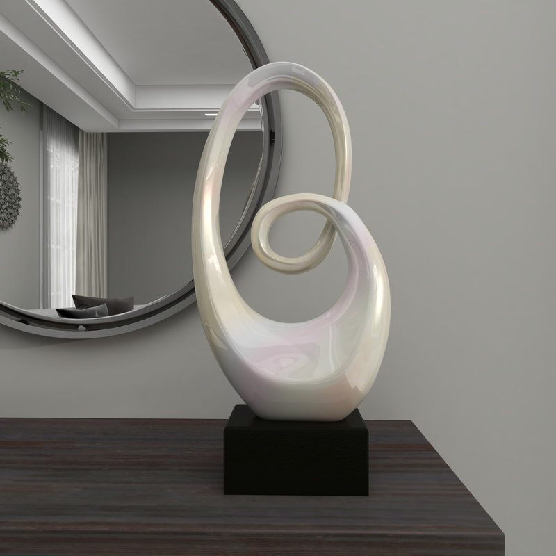 Styled Ceramic Abstract Sculpture