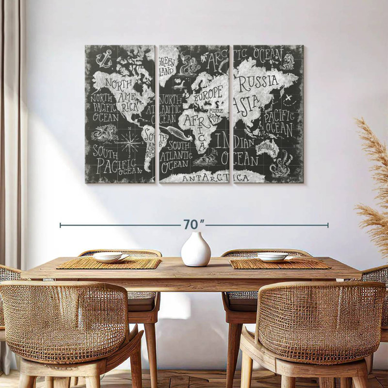 Keiri Mythical Map I, 36" H x 57" W