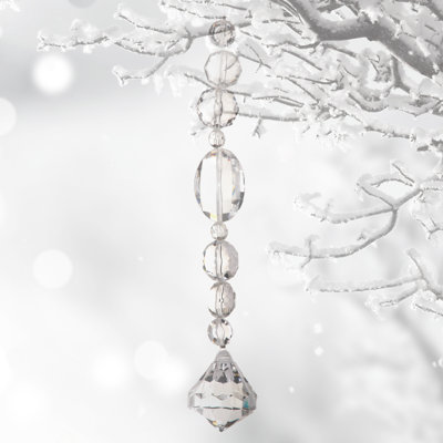 7'' Crystal Hanging Figurine Ornament