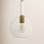 Dimmable Round Single Light Pendant