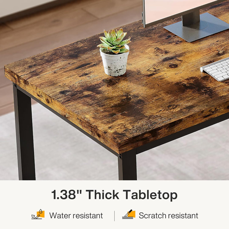 Metal Base Computer Desk