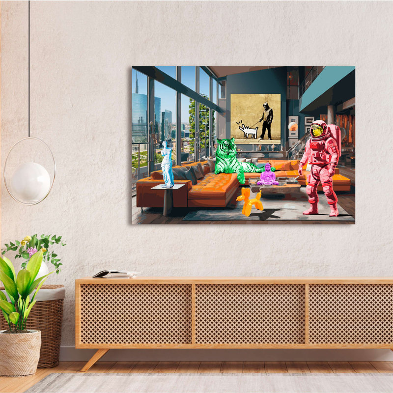 Wrapped Canvas Print: Gerard Madau, Surrealofts: Milan, 70cm H x 100cm W