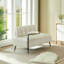 Canapé moderne à deux places en velours avec dossier et table d'appoint rotative à 360 ° - Repose-pieds, banc multiusage, ensemble de bureau et de chaise, conception peu encombrante-952032688