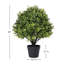 Topiaire Guttenberg en faux buis en pot