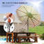 Abat-jour de patio moderne en polyester 8,6 pi Upf 30+ Upf
