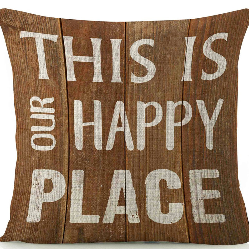 Linen Reversible Throw Pillow