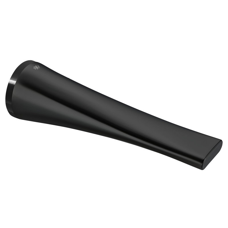 Modulus Monoblock Wall Mounted Tub Spout Trim , Matte Black