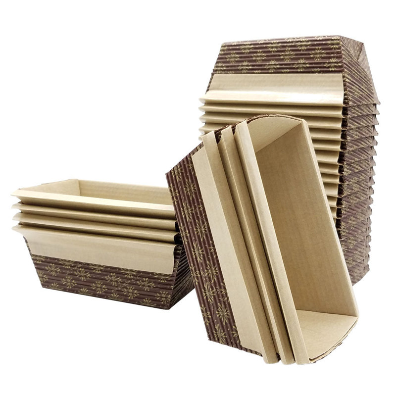 Kitchen Supply Wholesale 2'' x 4'' Paper Mini Loaf Pan