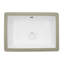 Lavabo de salle de bain encastrable rectangulaire en céramique blanche avec trop-plein L 22 po x l 15,5 po