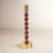 Sharma Crimson Gold Rounded Candlestick- Tall-848665787