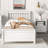 Platform Bed with a Nightstand