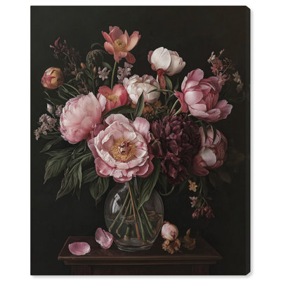 Classics in Mood Floral Canvas Gothic Botanicals par Art Remedy