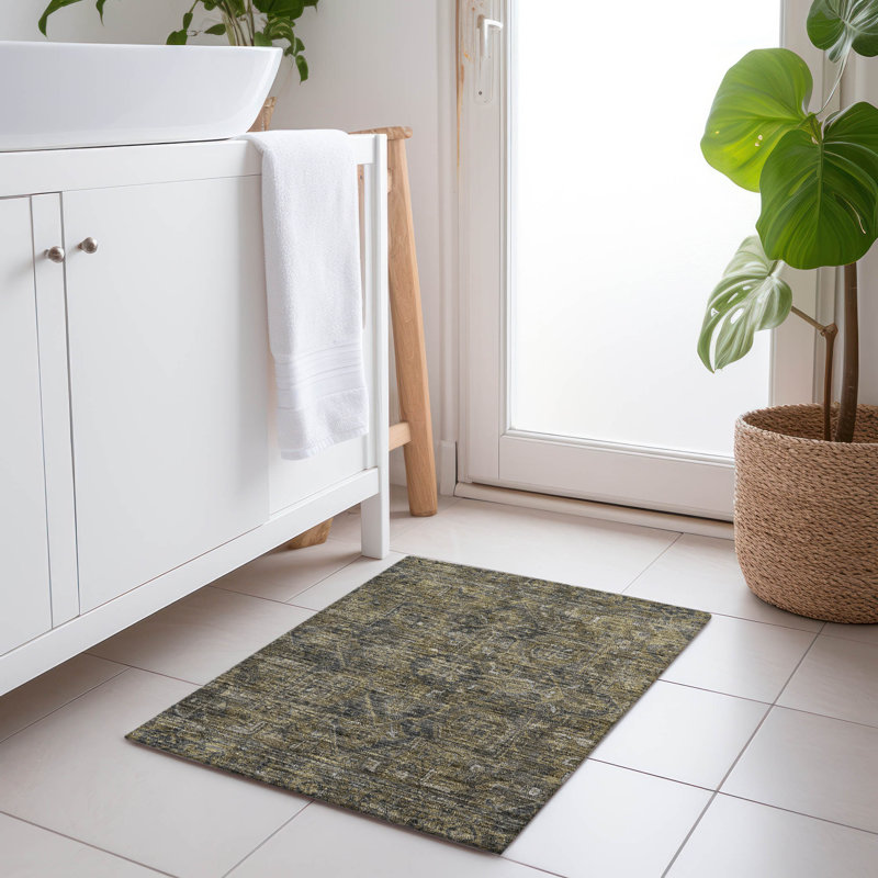 Tapis intérieur / extérieur Bouldin, Rectangle 1 pi 8 po x 2 pi 6 po