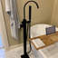 1 Handle Clawfoot Tub Faucet with Diverter-67246368