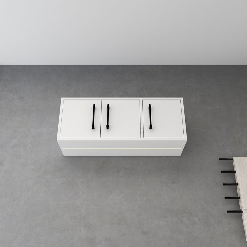 Victoria 36" Top Cabinet Wall-Mounted (Right), Gloss White