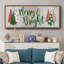 Merry & Bright - toile encadrée-110587306