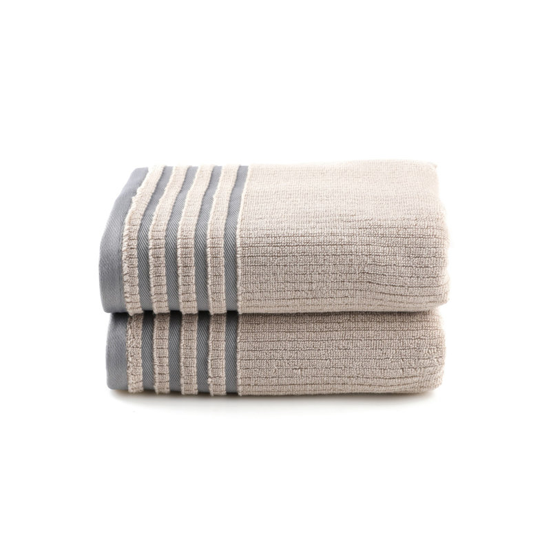 Premium Hand Towel Set (2 Pieces), Light Brown, 20.5 x 35.4 inches | 100% Microcotton, 16.0 oz/sq yd | Machine Washable at 104°F | Soft, Absorbent, and Quick-Drying for Luxurious Bathroom Experience