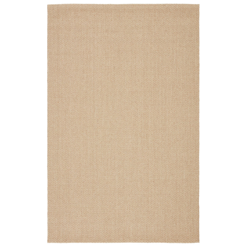 Jaipur Living Emere Natural Solid Beige Runner Rug (3'X10'), Runner 3' x 10'