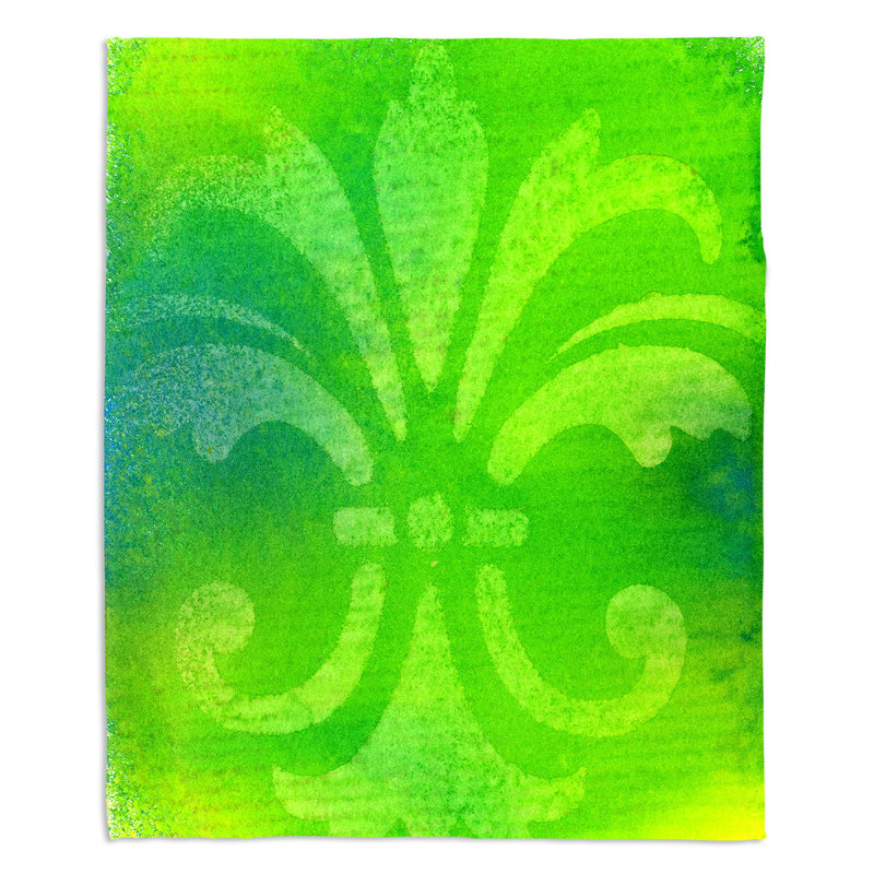 Hand Woven Throw Blanket, 68" x 80", Green