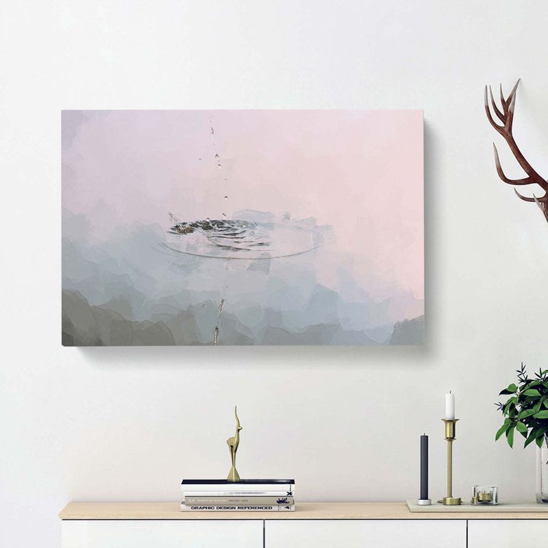 Peace And Serenity In Abstract - Wrapped Canvas, 40cm H x 60cm W x 3cm D