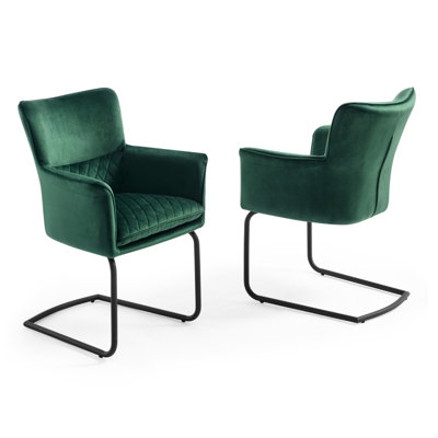Fauteuil en velours Osier