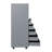 6-Drawer Office Drawer File Cabinet on Wheels, Desk Filing Cabinet Unit, Craft Office Drawer Storage Organization-1359656337