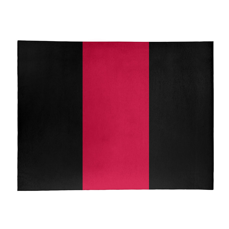 Tapis de zone rouge/noir, Rectangle 8 pi x 10 pi