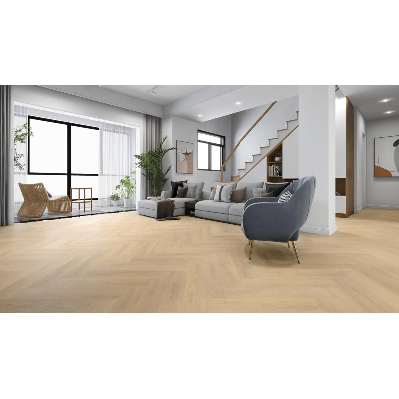 Moulure en T de transition pour plancher de bois catalan avec rail en U