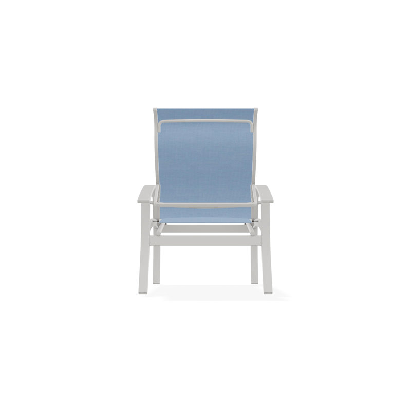 Belle Isle Outdoor Dining Chair, Snow, Sky