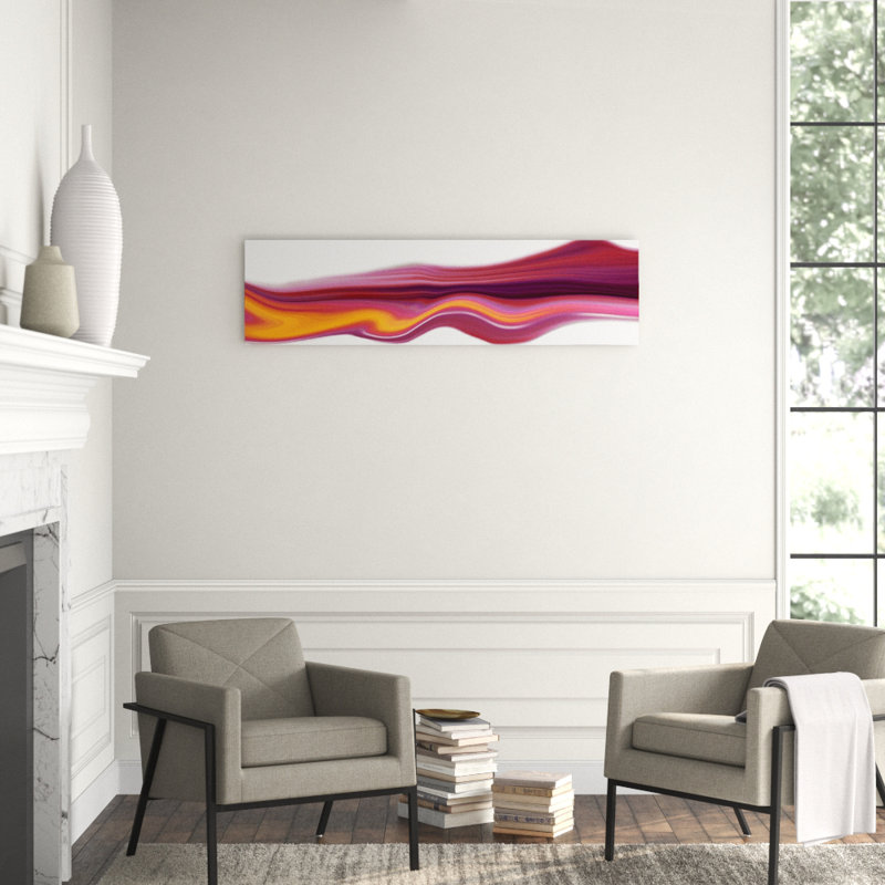 Subtle Flow V Print by Mari Urasawa, Plexi, 16" H x 60" W x 1.5" D