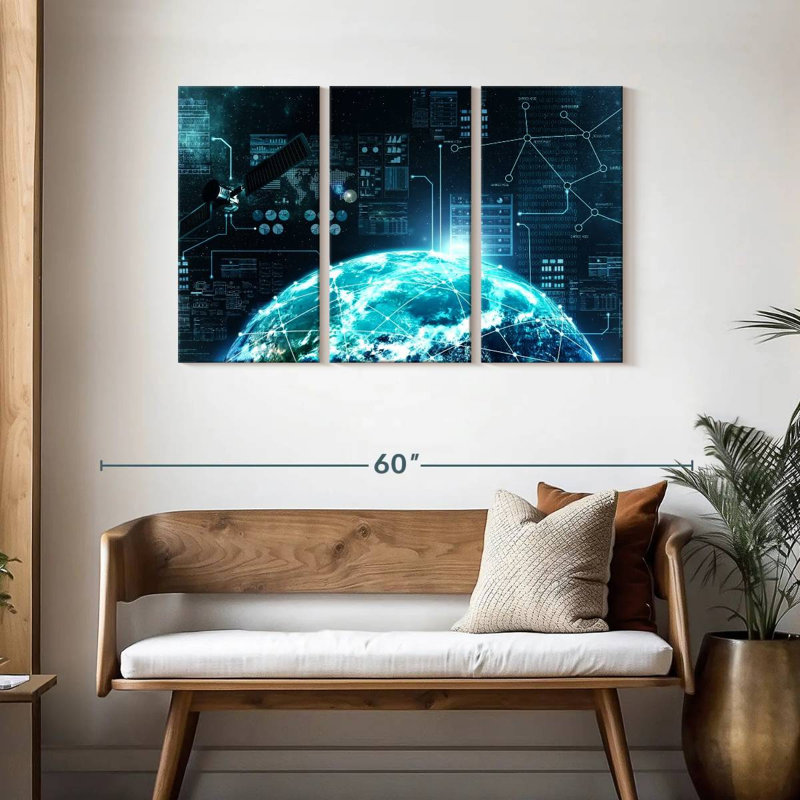 Keiri Internet In Space, 28" H x 45" W