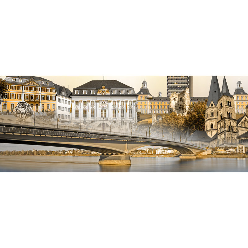Bonn - No Frame Print on Float Glass, 50cm H x 125cm W x 1.4cm D