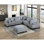 Ensemble de canapé modulaire 6 pièces 6 pièces 2 x Fauteuils sans accoudoirs 3 x Sièges d'angle 1 x Coussins de salon