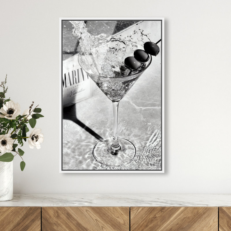 Chill Time II Print by Oliver Gal, 31"H x 21"W, White Floater Frame
