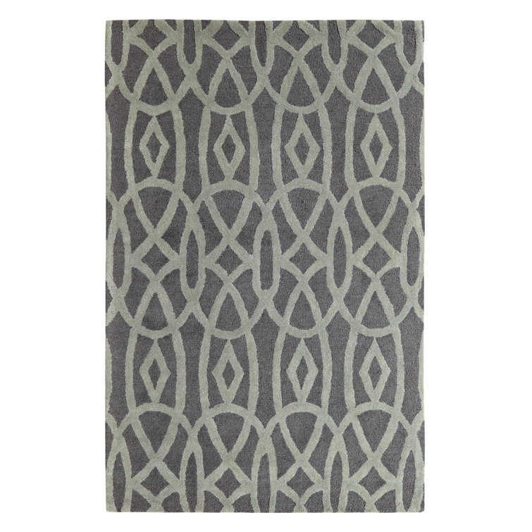 Tapis noir/gris zone Rentz