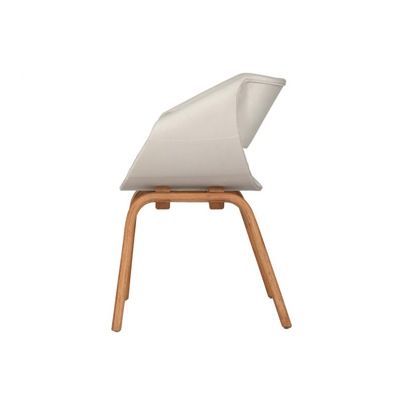 Kimela 17.3'' H Beech Solid Wood Armchair
