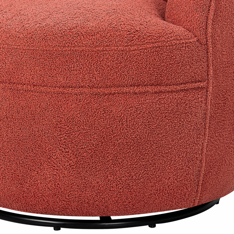 Fauteuil demi-tonneau pivotant 360 °, corail, Corail, Corail, Corail