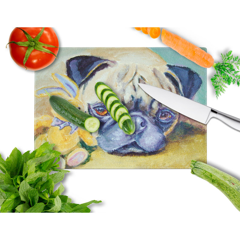 Planche à découper lapin en verre trempé carlin en verre trempé caroline