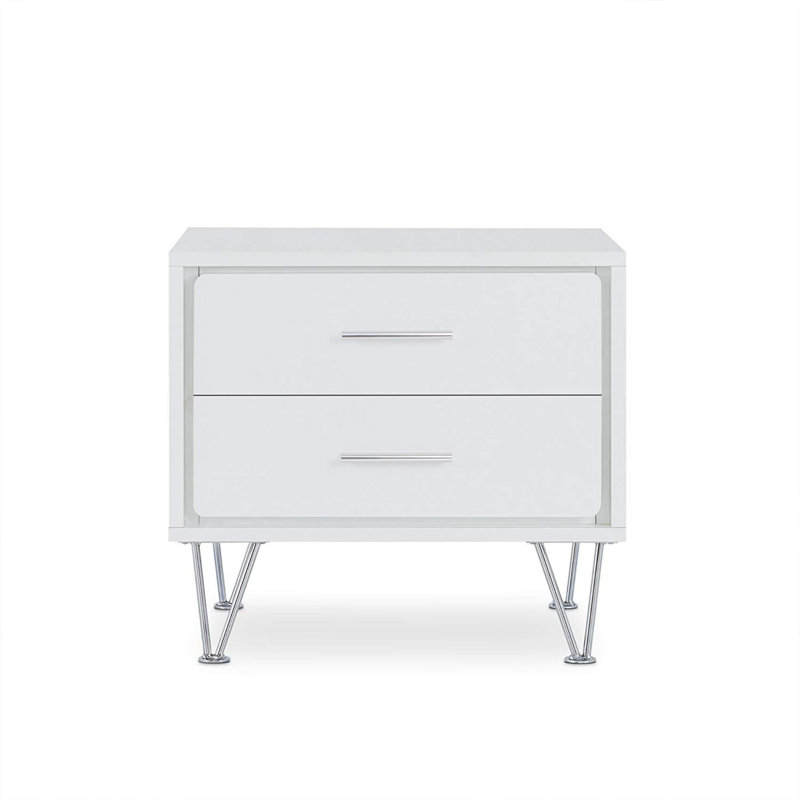 Lonnell 20'' W Nightstand, White