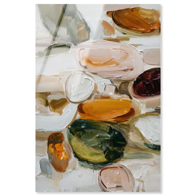Umber Burnt Traverse Acrylic Print Abstract Wall Art by Art Remedy, Ready to Hang, 24 x 36