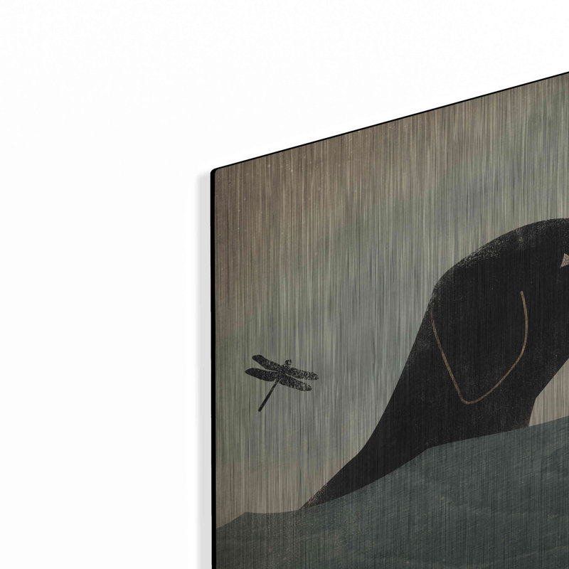 «Black Dog Swim» par Ryan Fowler, H 12 po x l 12 po