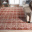 Mirabelle Floral Area Rug in Rust-2115374868