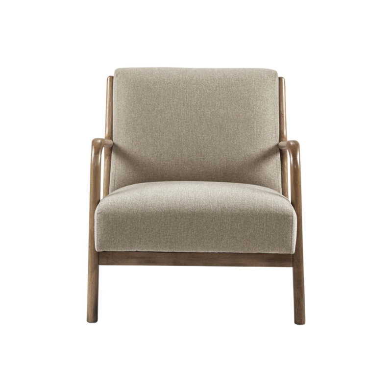 Chaise longue Mid Century, Taupe